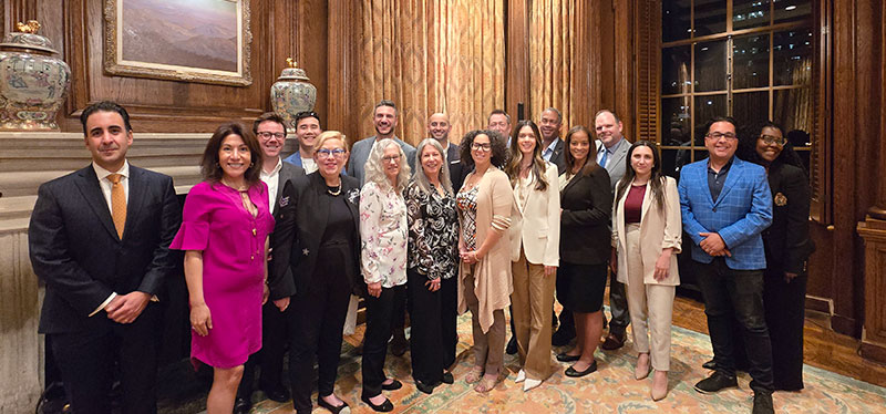 Board of Governors members gather for a group photo at their end-of-year meeting May 2025.